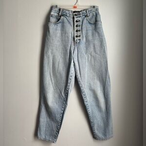 Vintage light wash denim jeans